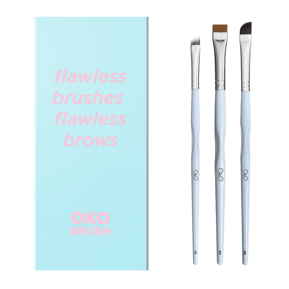 OkO Ecset készlet "Flawless Brushes Flawless Brows"