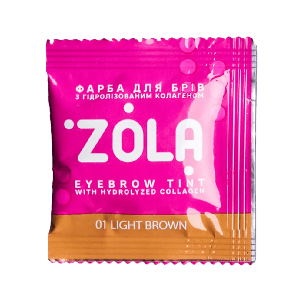 ZOLA szemöldök festék 01 Light brown+oxidáló