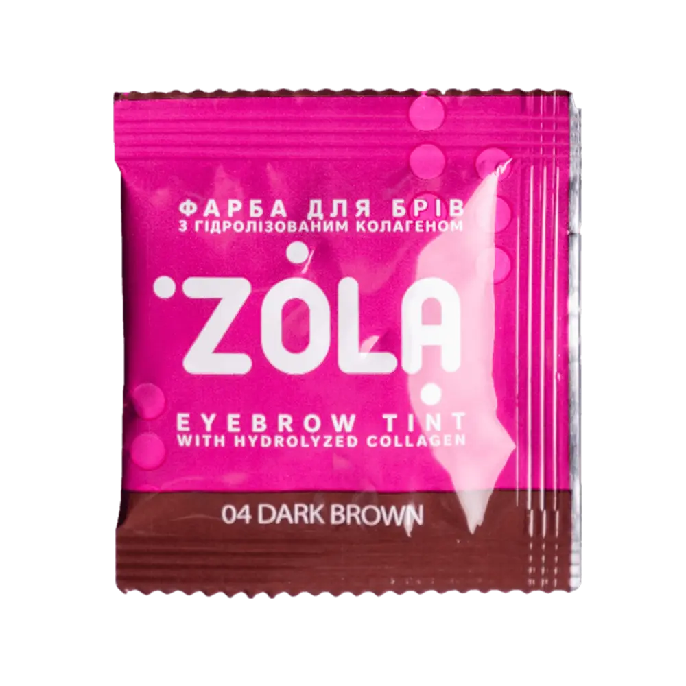 ZOLA Szemöldök festék 04 Dark brown+oxidáló