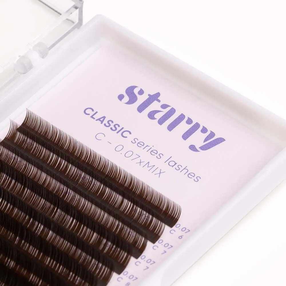 Starry Lashes One size Dark brown 0,07 D-ív