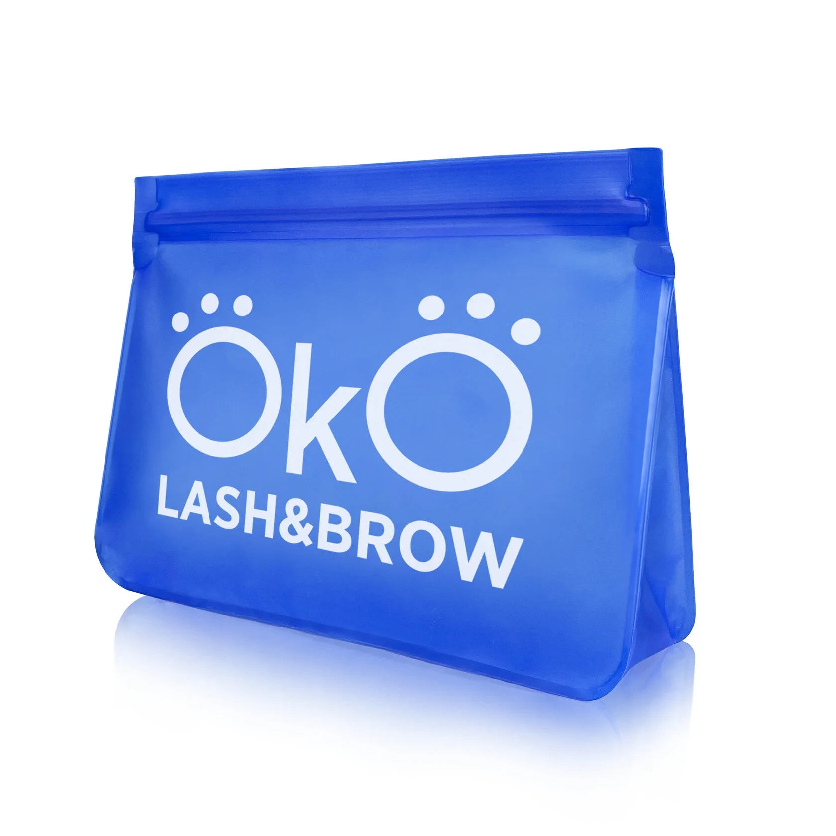 OKO Lash&Brow kék kozmetikai táska